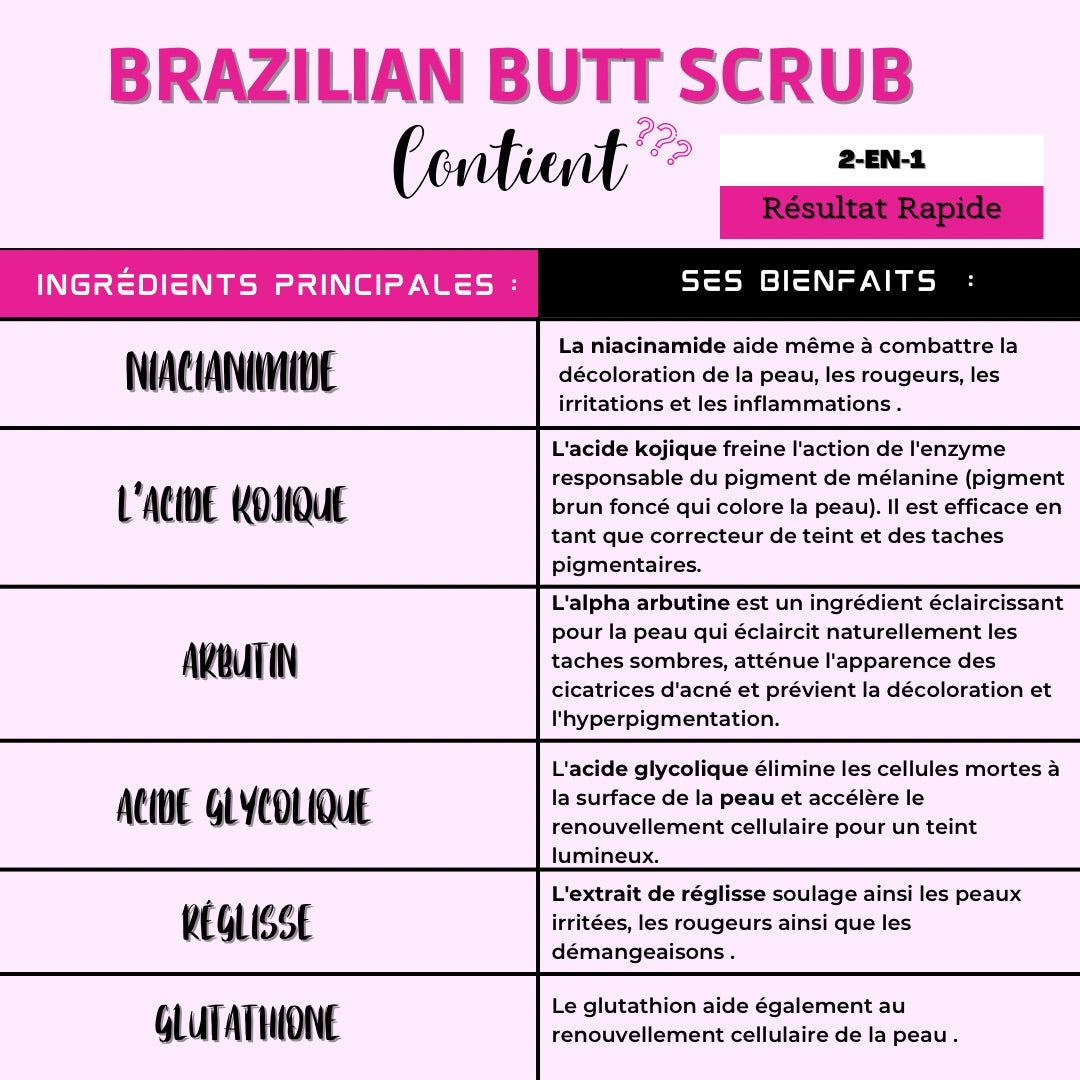 BRAZILIAN BUTT SCRUB PRÉ-COMMANDE