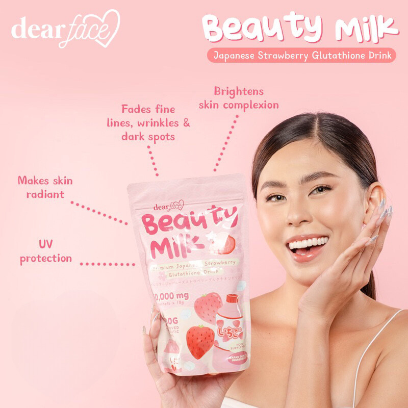 Beauty Milk - Premium Japanese Strawberry Glutathione Drink